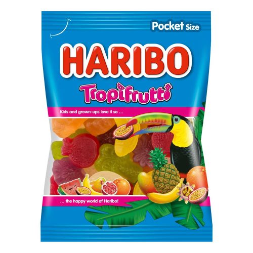 Haribo 100g Tropifrutti trópusi gyümölcs ízű gumicukor