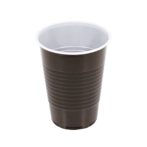 Műanyag pohár 166ml automatába barna 3g 100db/csomag