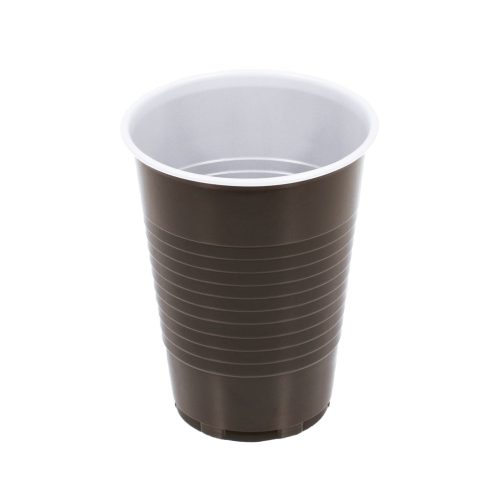 Műanyag pohár 166ml automatába barna 3g 100db/csomag